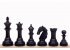Piezas de ajedrez COLOMBIAN ebonisadas 3,75''